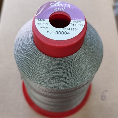 конци за кожа GRAL Tkt30x1000м т. сиво 004