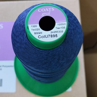 конци за кожа GRAL Tkt20x1000м синьо 7895